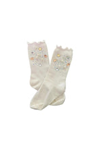 Silver and Gold Gem High Socks