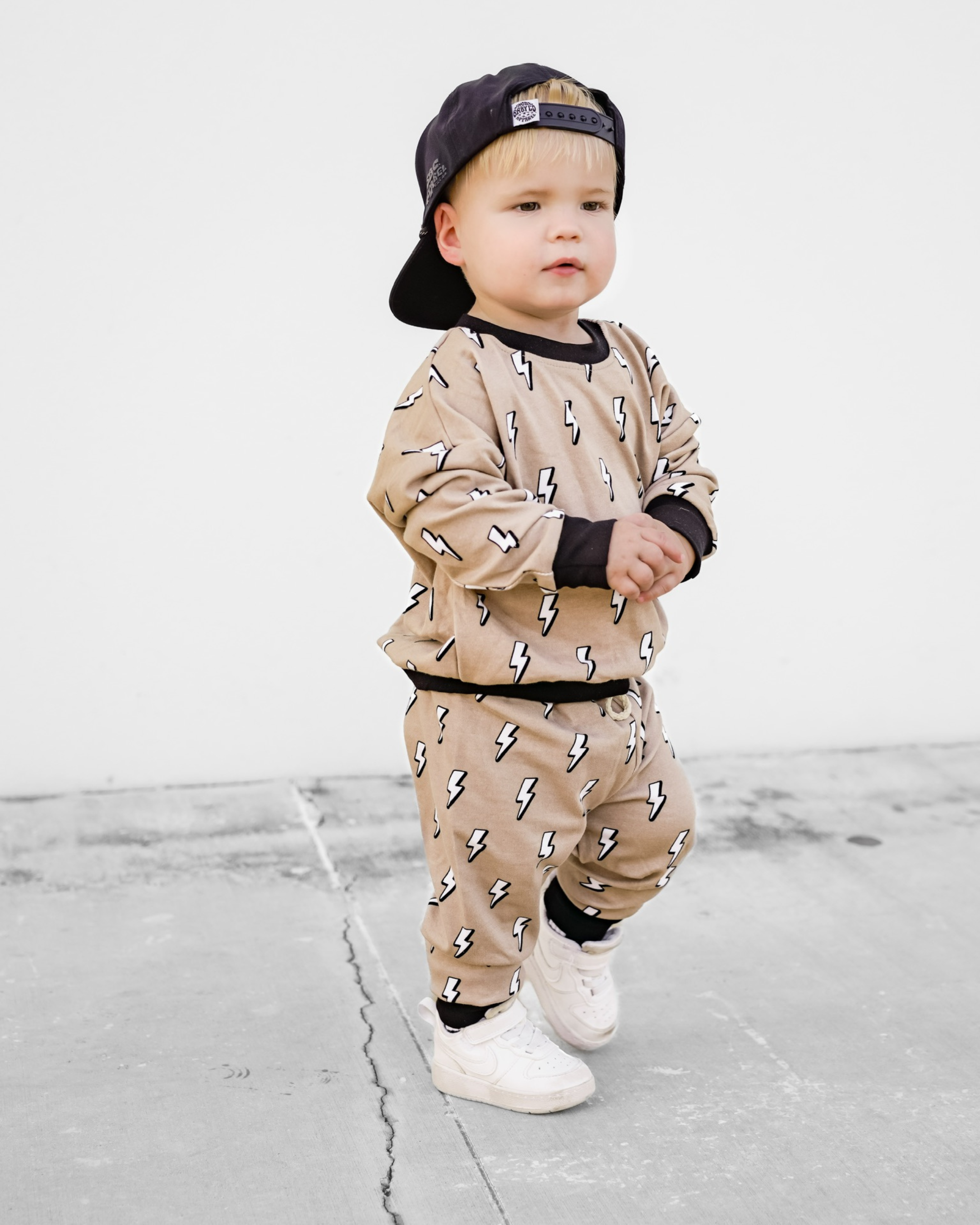 Baby Boy Lightning Bolt Jogger Set