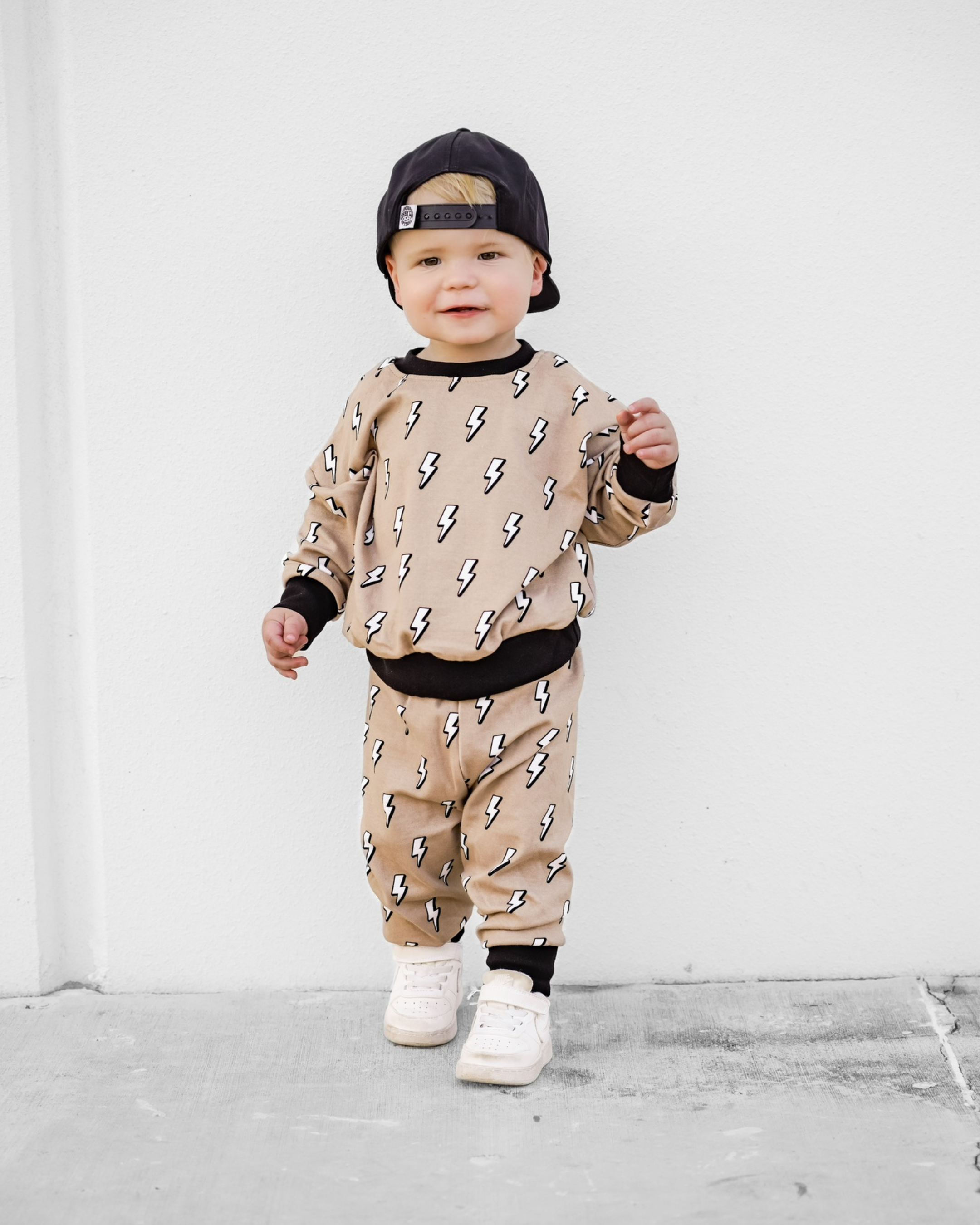Baby Boy Lightning Bolt Jogger Set