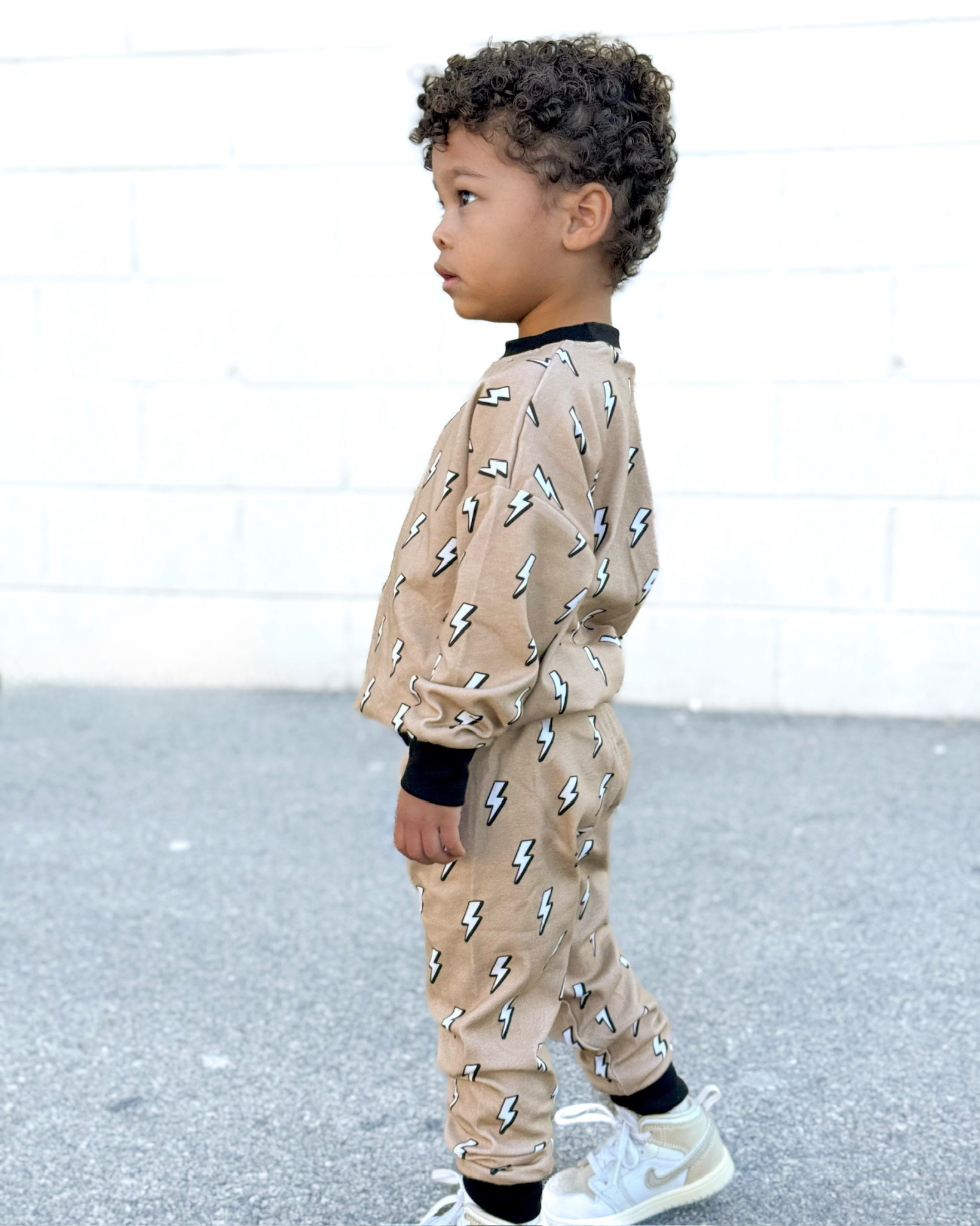 Baby Boy Lightning Bolt Jogger Set