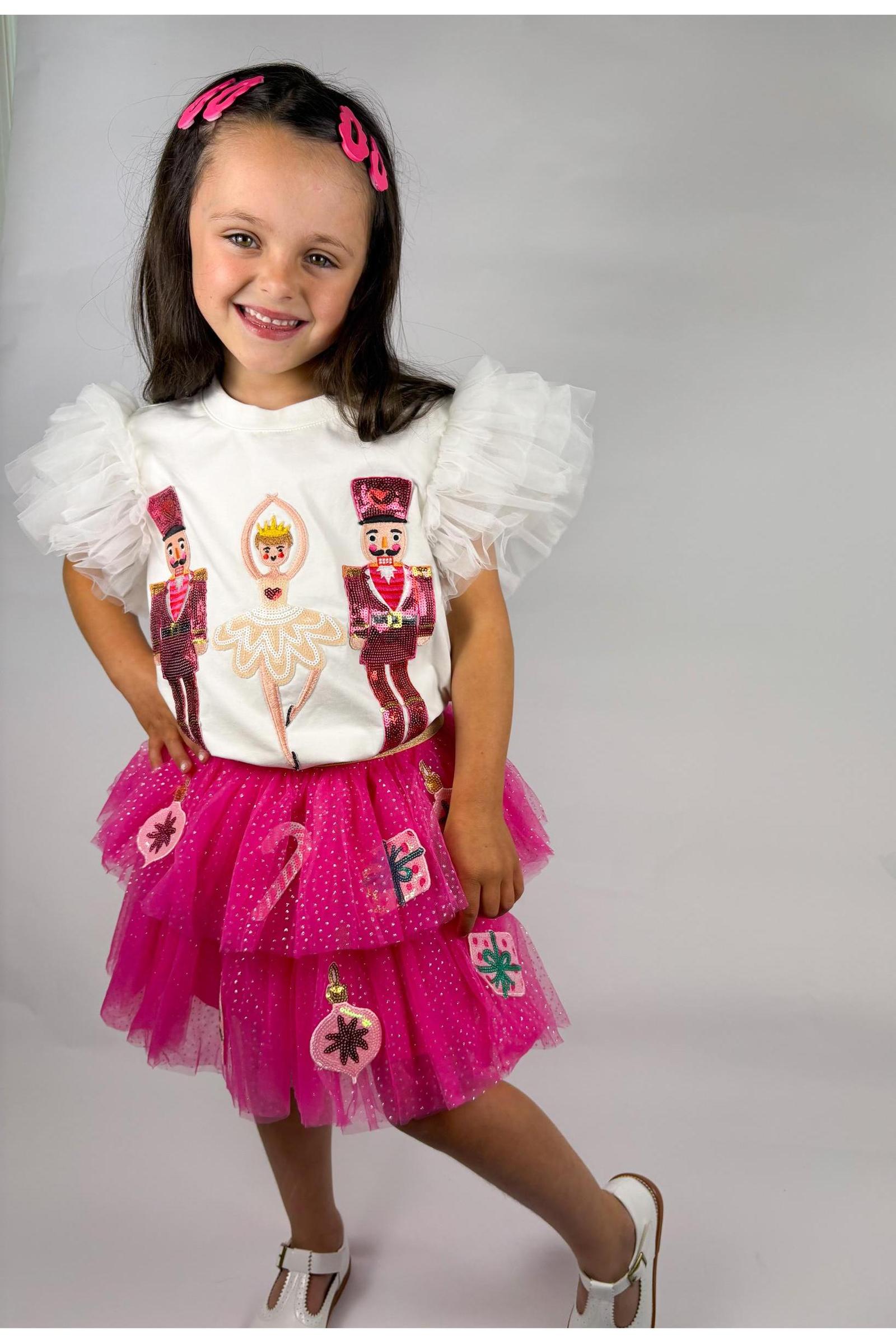 Nutcracker and Ballerina Patched Top