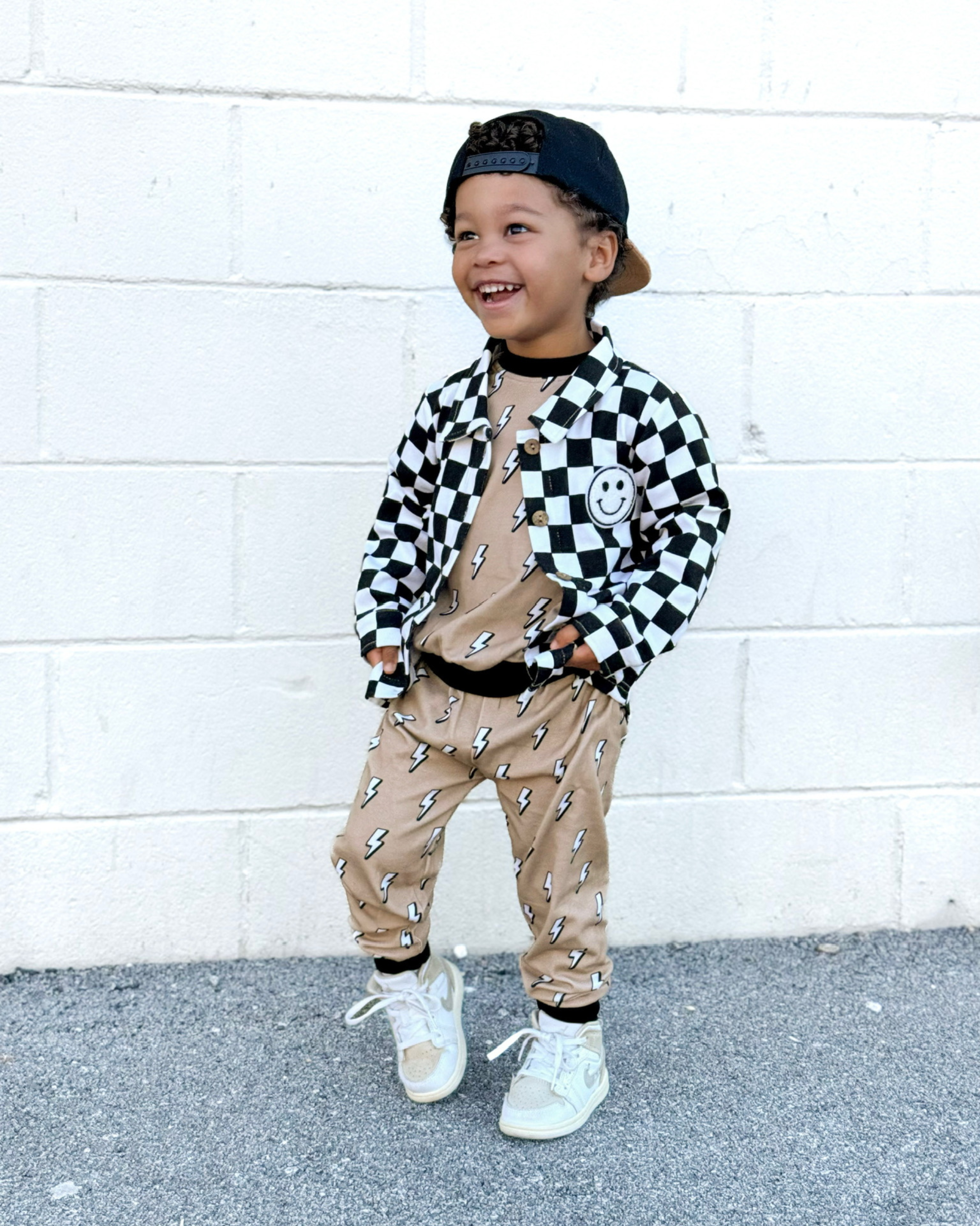 Baby Boy Lightning Bolt Jogger Set