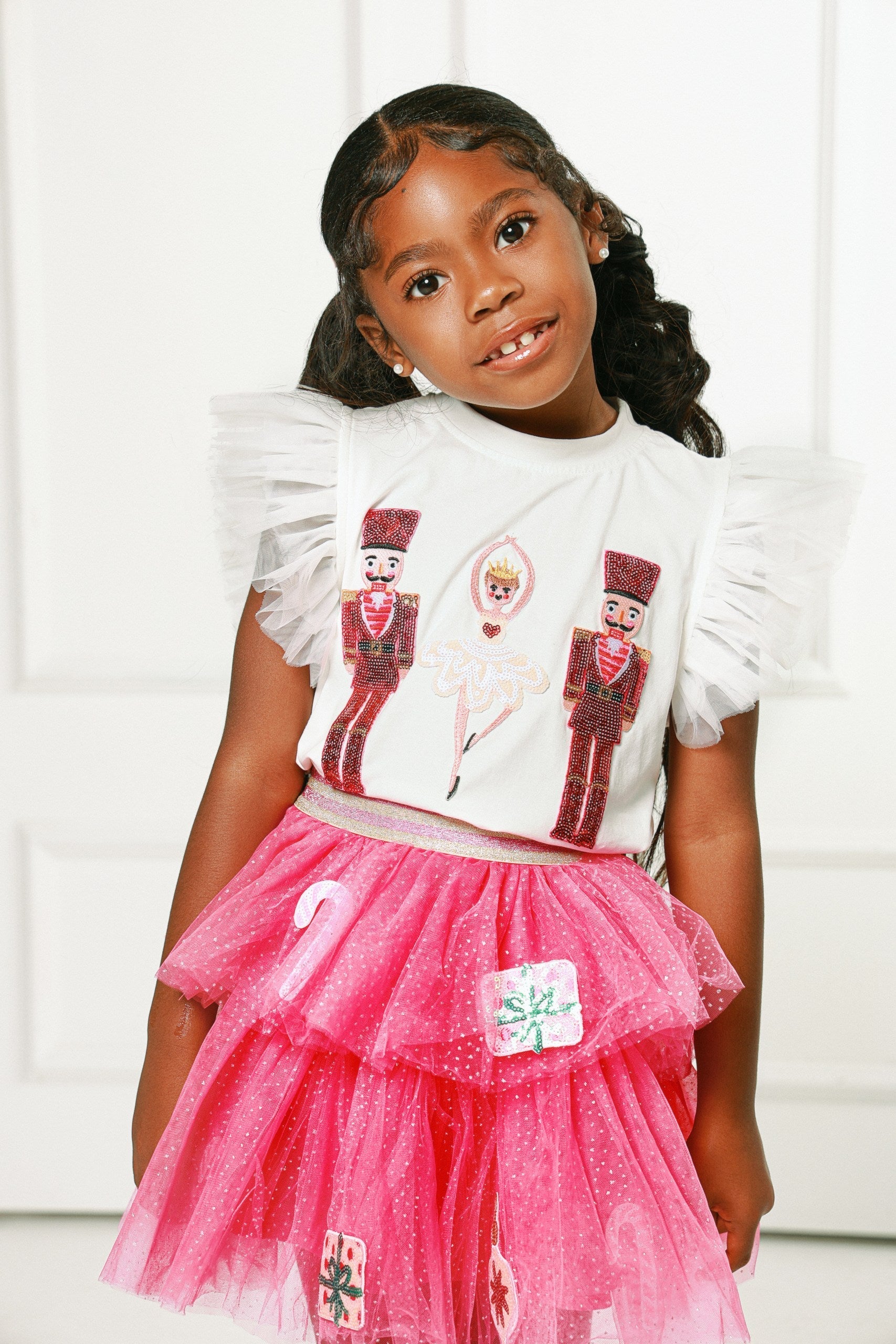 Nutcracker and Ballerina Patched Top