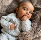 Organic Cable Knit Sweater Romper