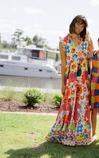 Josie Maxi Dress - Abstract