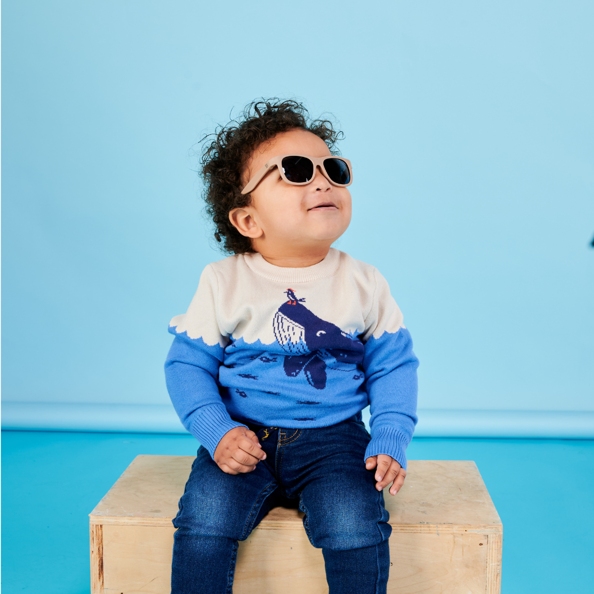 Kids Eco Sunglasses – Soft Sand Navigator Style