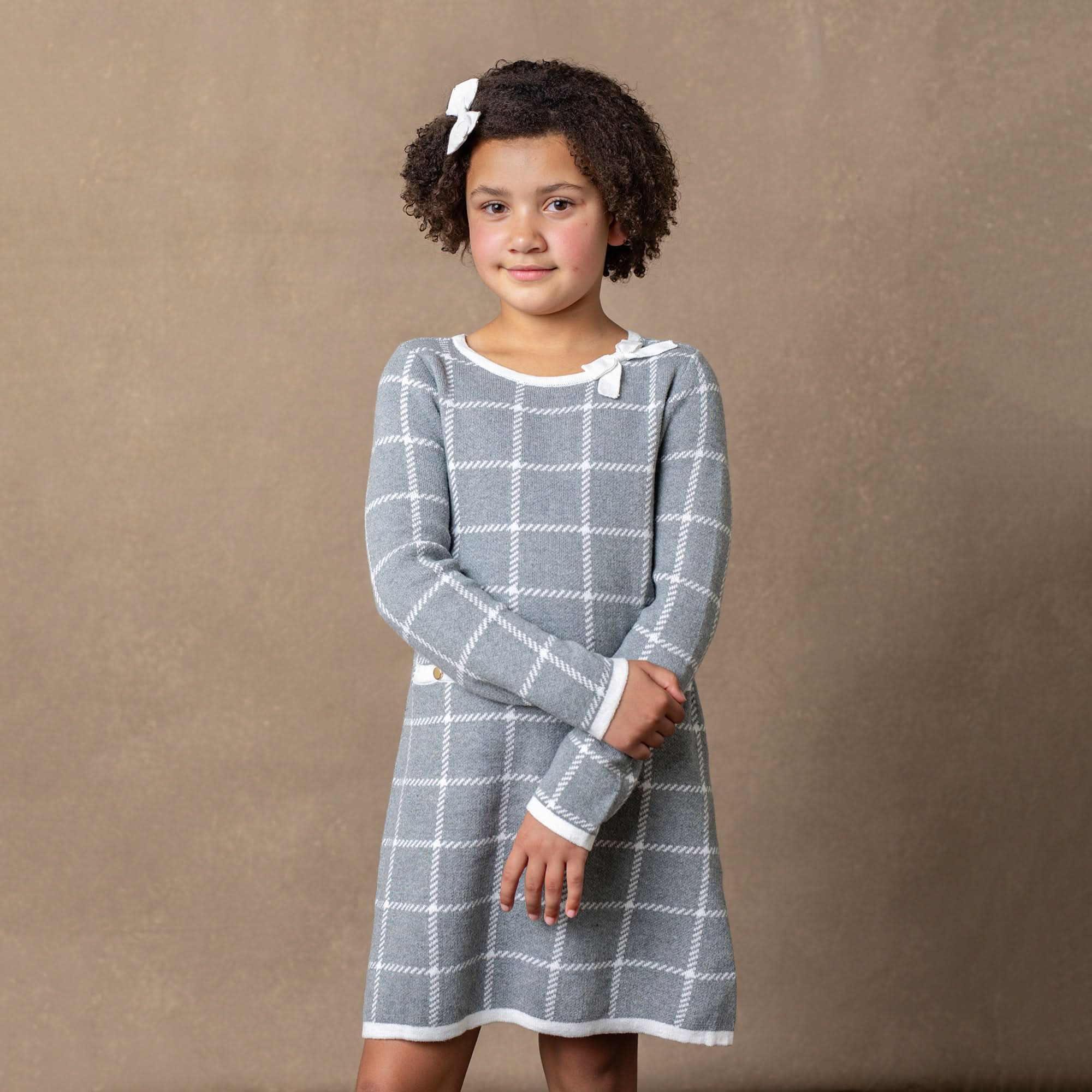 Bow Detail Sweater Dress