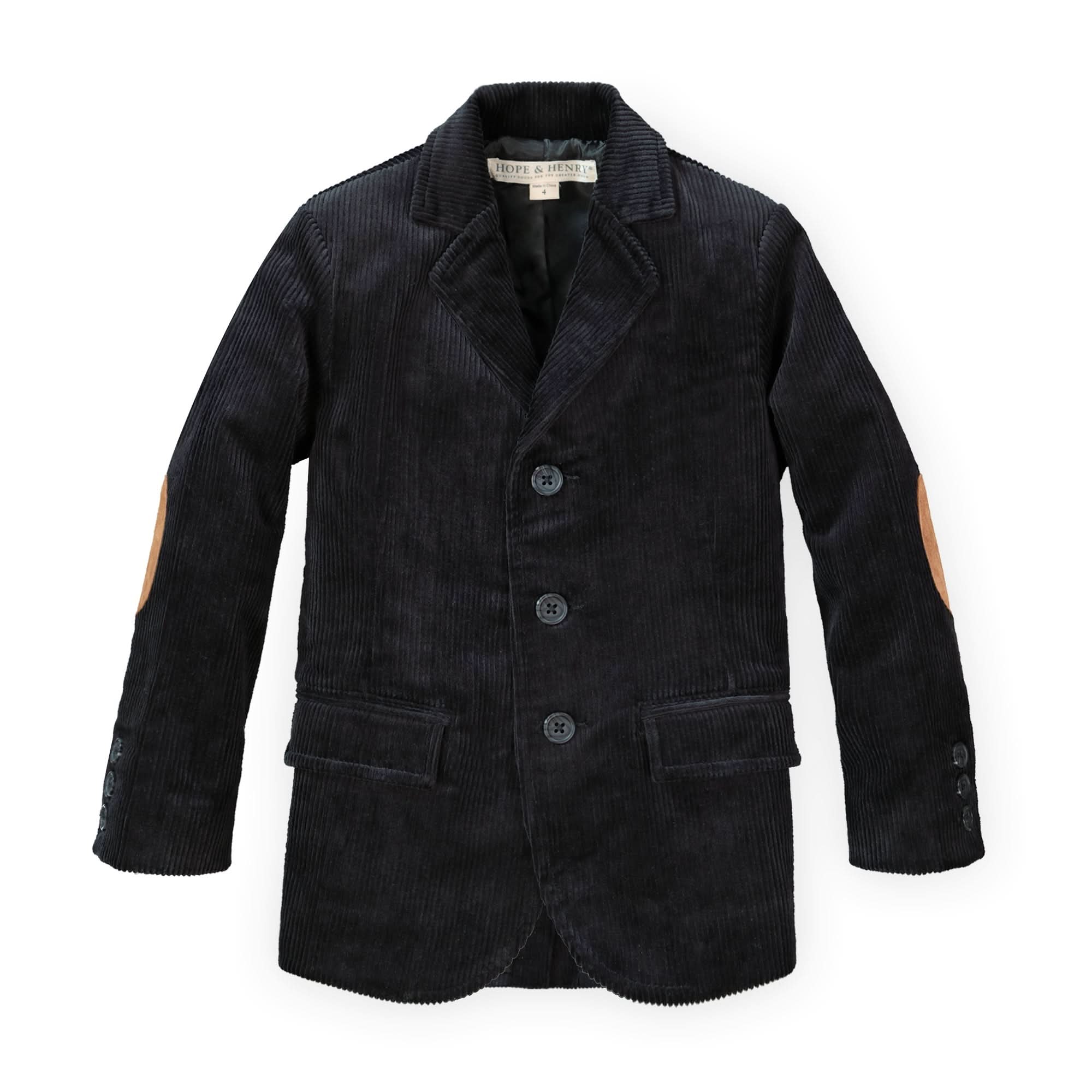 Organic Corduroy Blazer with Elbow Patches - Baby