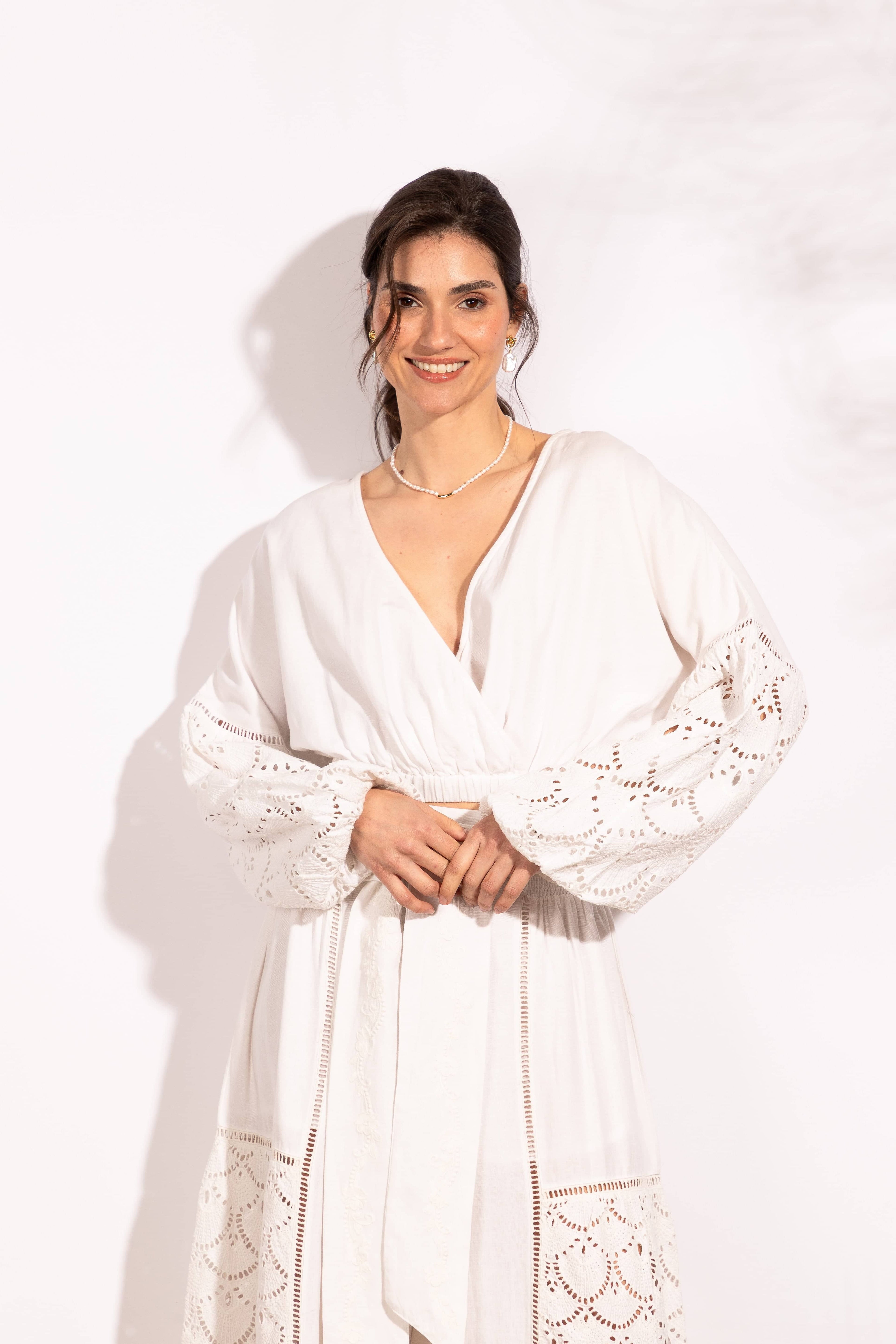 Irupe Blouse Leyenda Cross Front