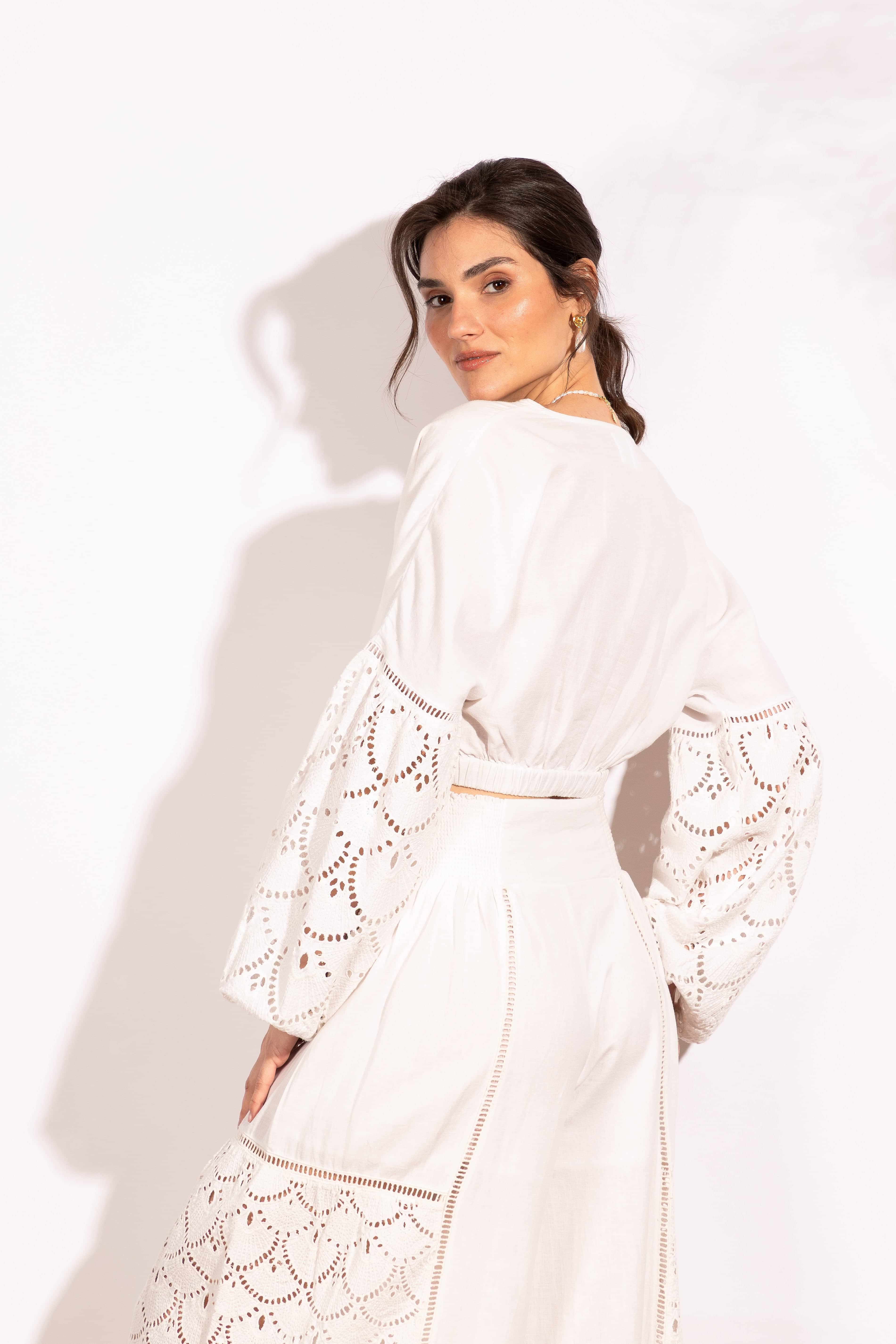 Irupe Blouse Leyenda Cross Front