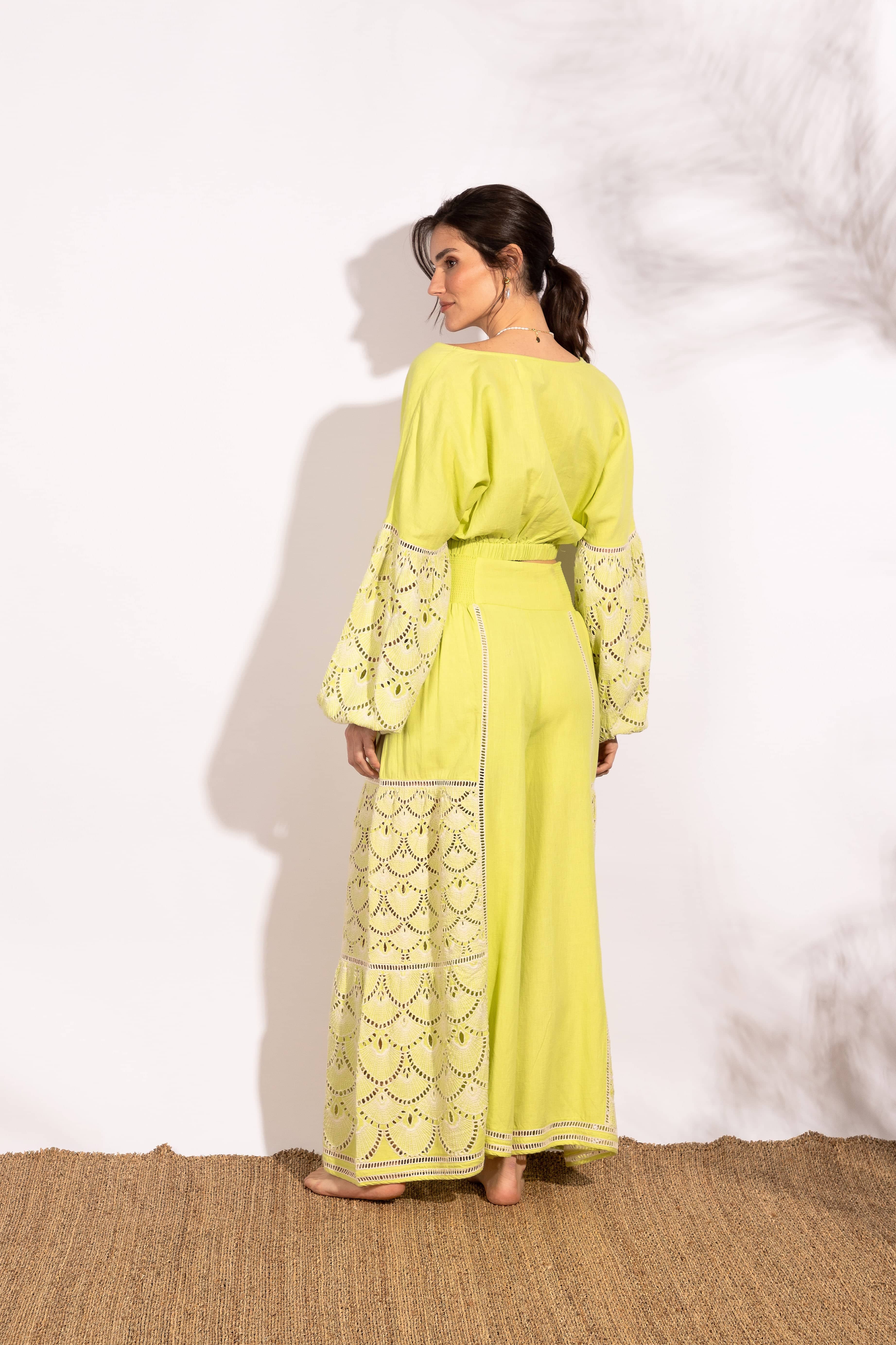 Irupe Blouse Leyenda Cross Front