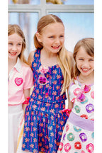 Girls Palm Athletic Two-Pieced Tank and Skort Set