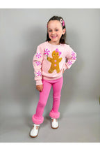 Pink Fur Cuffed Leggings