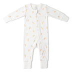 Organic 2-Way Zip Romper - Ice Cream
