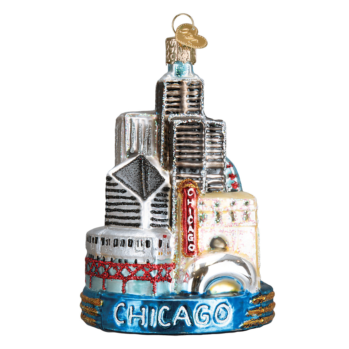 Chicago Christmas Ornament