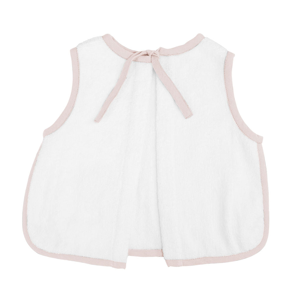 Baby Apron Bib | Blossom Pink Linen