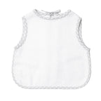 Baby Apron Bib | Grey Gingham