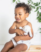 Gold Spot and White Linen Baby Bloomer