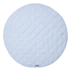 Round Quilted Linen Play Mat