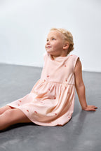 Fit & Flare Jersey Dress | Pink