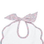 Scalloped Bib | Liberty 'Eloise' Pink