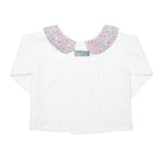 Baby Girl Double Button Blouse  | Liberty 'Eloise' Pink