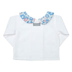 Baby Girl Double Button Blouse | Liberty 'Betsy' Blue
