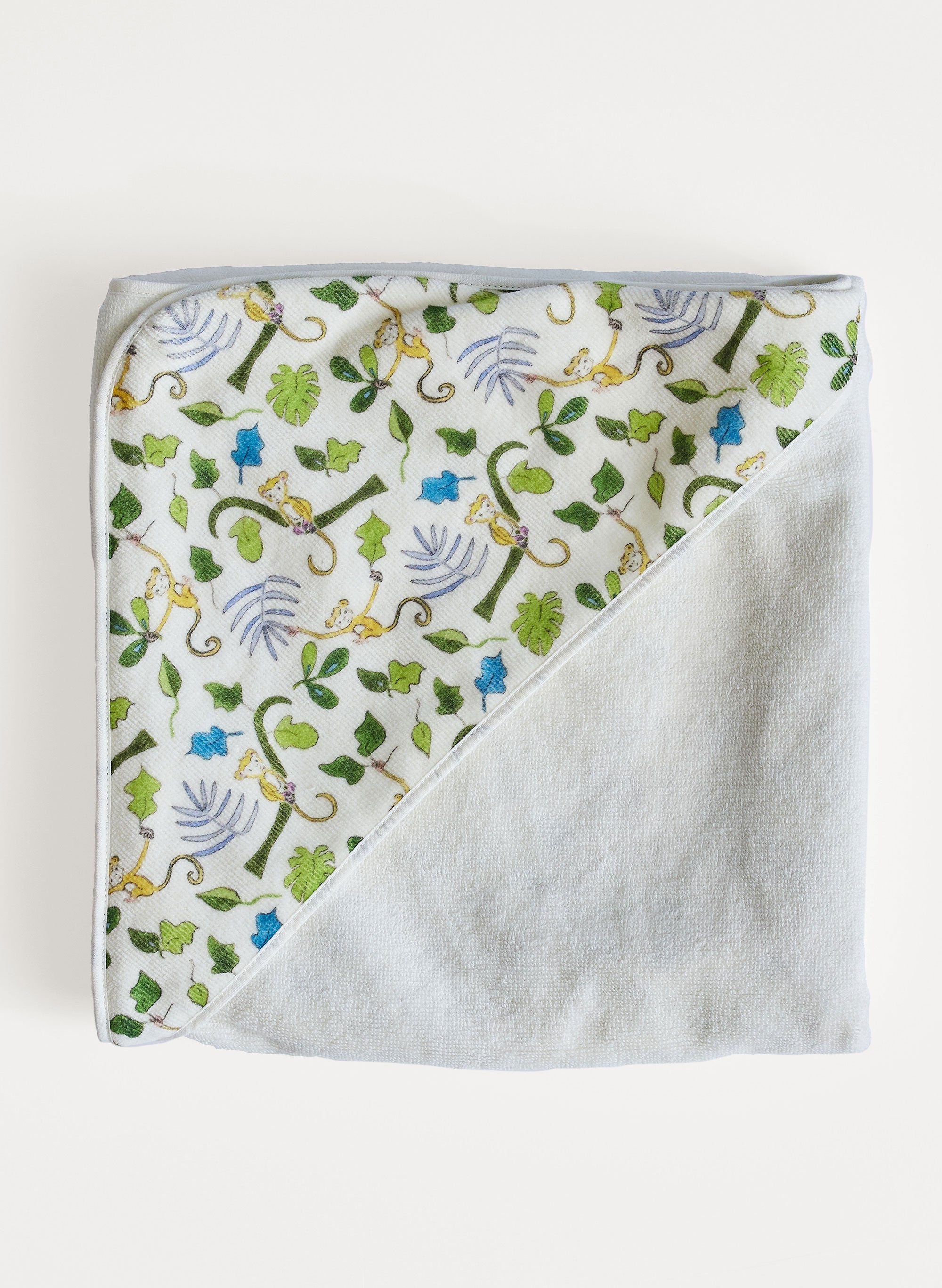 Happy Monkey Hooded Bath Towel