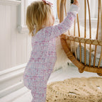 Baby Girl Ballet Snap Baby Pima Cotton Footie