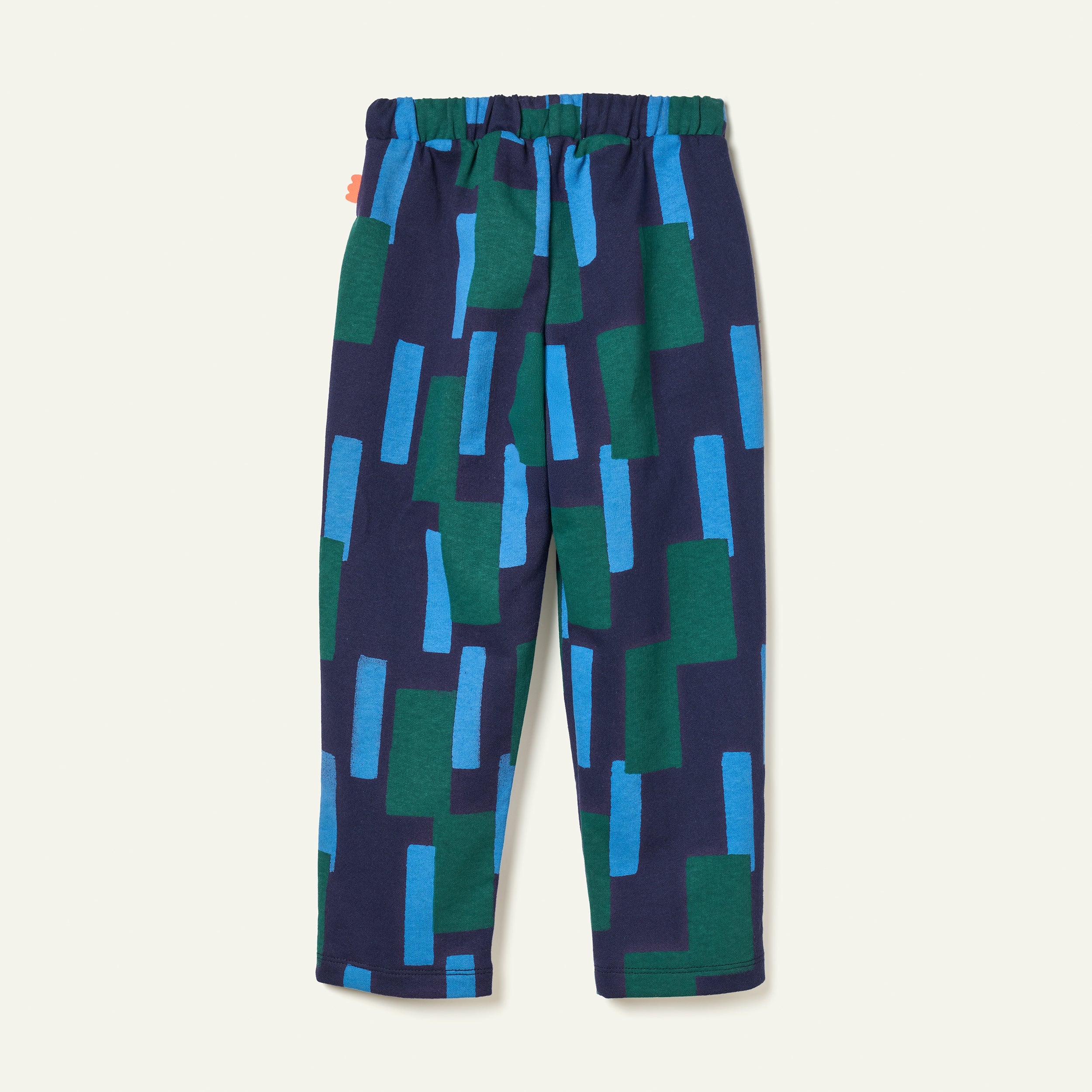 Recycled Cotton Blue Block Jogger