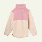 Recycled Cotton and Sherpa Pink Zip up