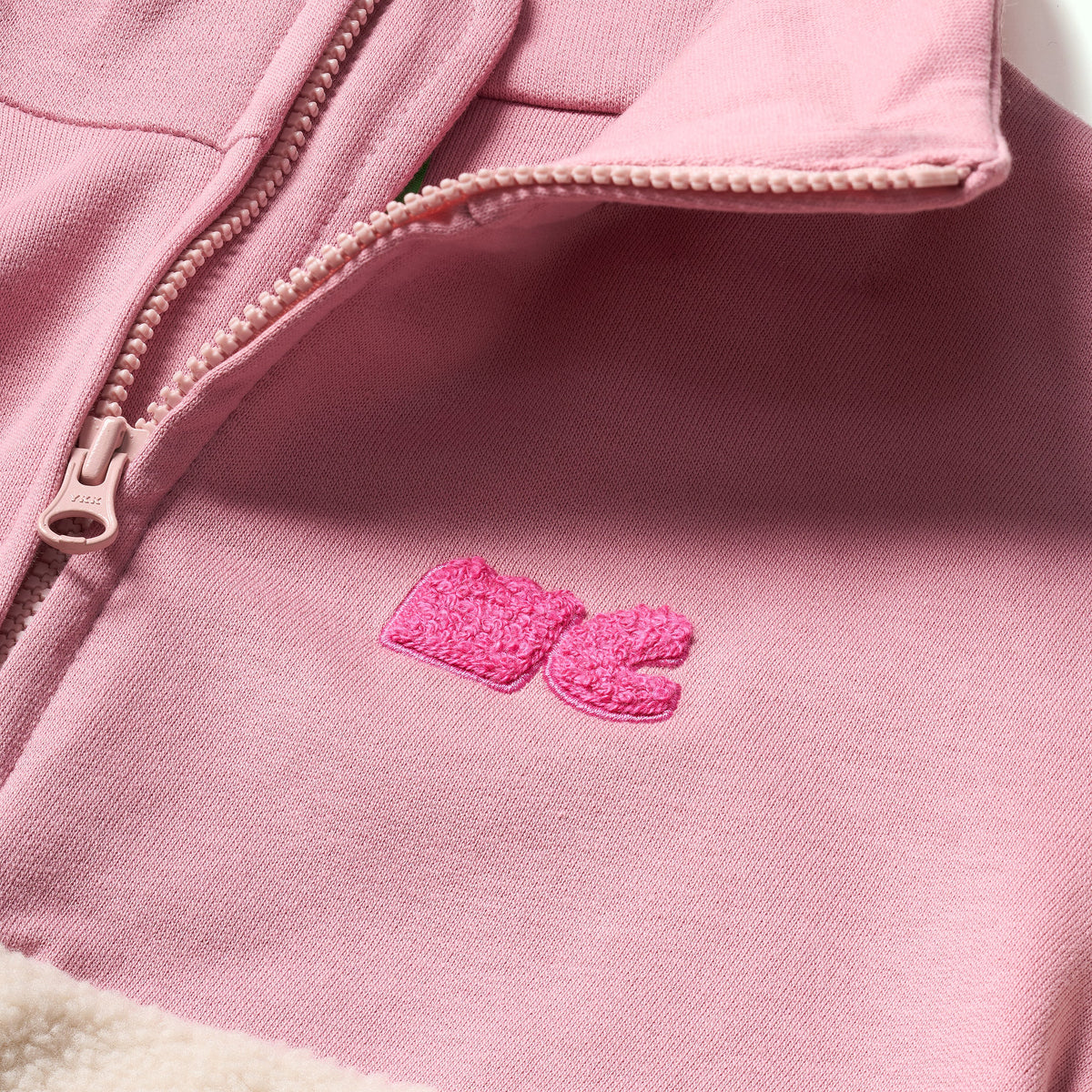 Pink Sherpa Zip up