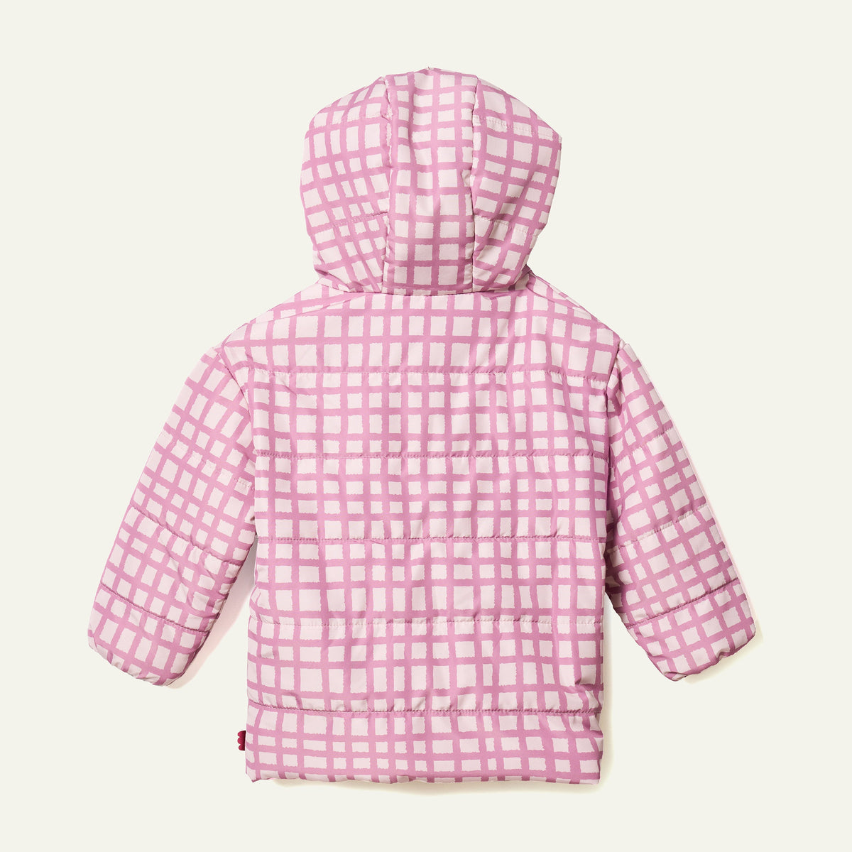 Pink Grid Puffer