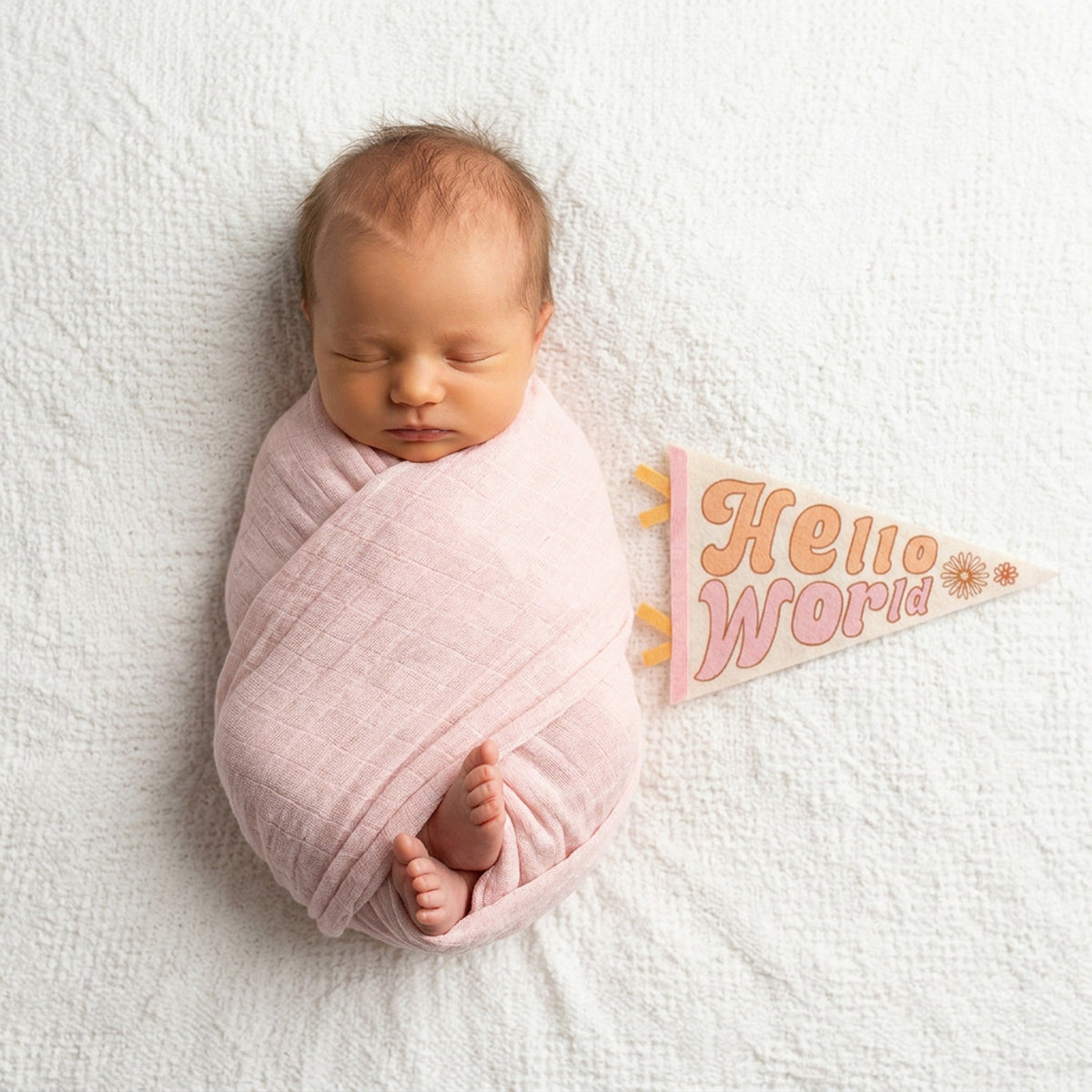 Flower Child Petit Milestone Pennant