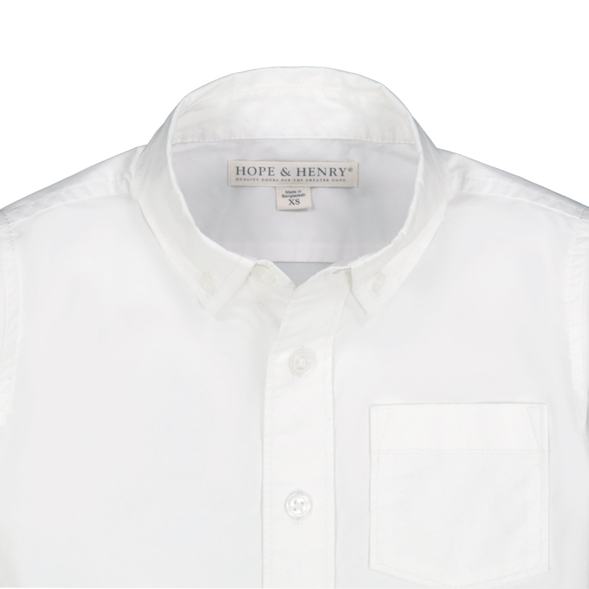 Stretch Poplin Organic Button Down Shirt