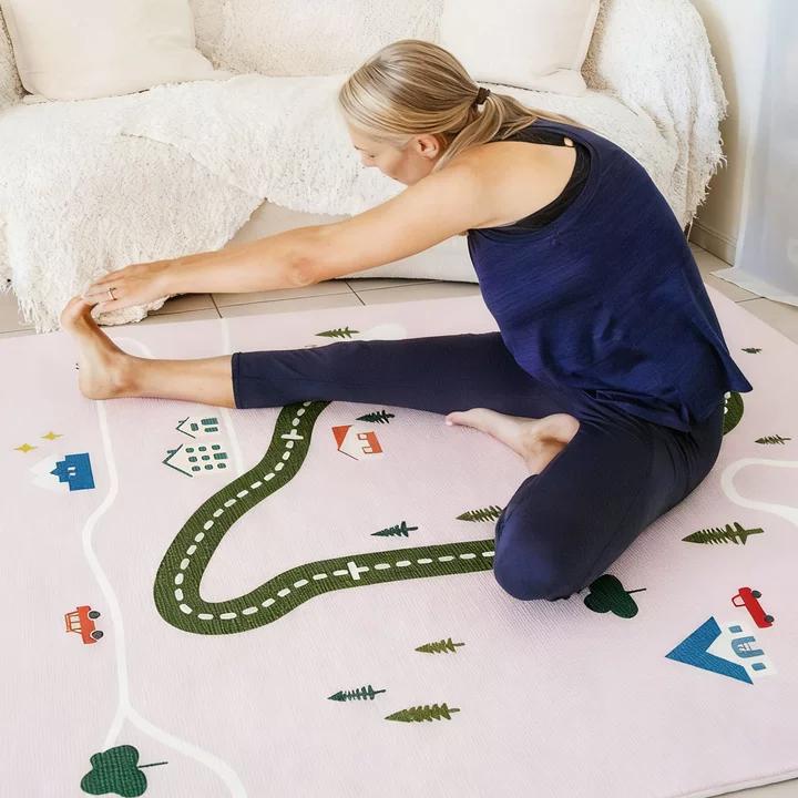 Tiny Land® Double-Sided Baby Playmat Forest Track Wonder