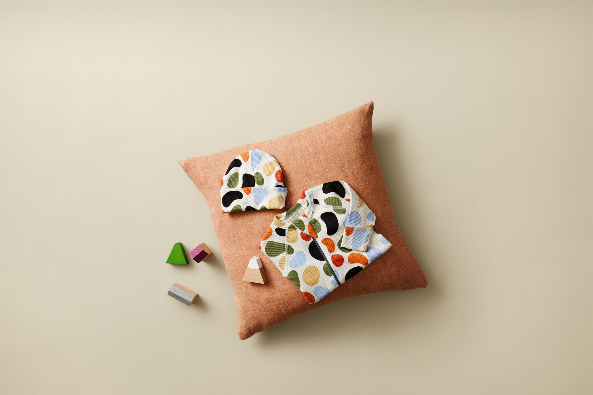 Pebbles Waffle Zip Romper