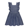 Organic Chambray Ruffle Jumper