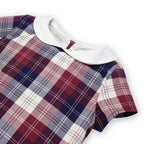 Organic Peter Pan Collar Pleated Dress - Baby