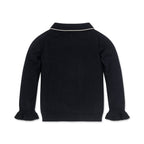 Ruffle Cuff Collar Sweater - Baby