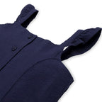 Flutter Button Front Romper