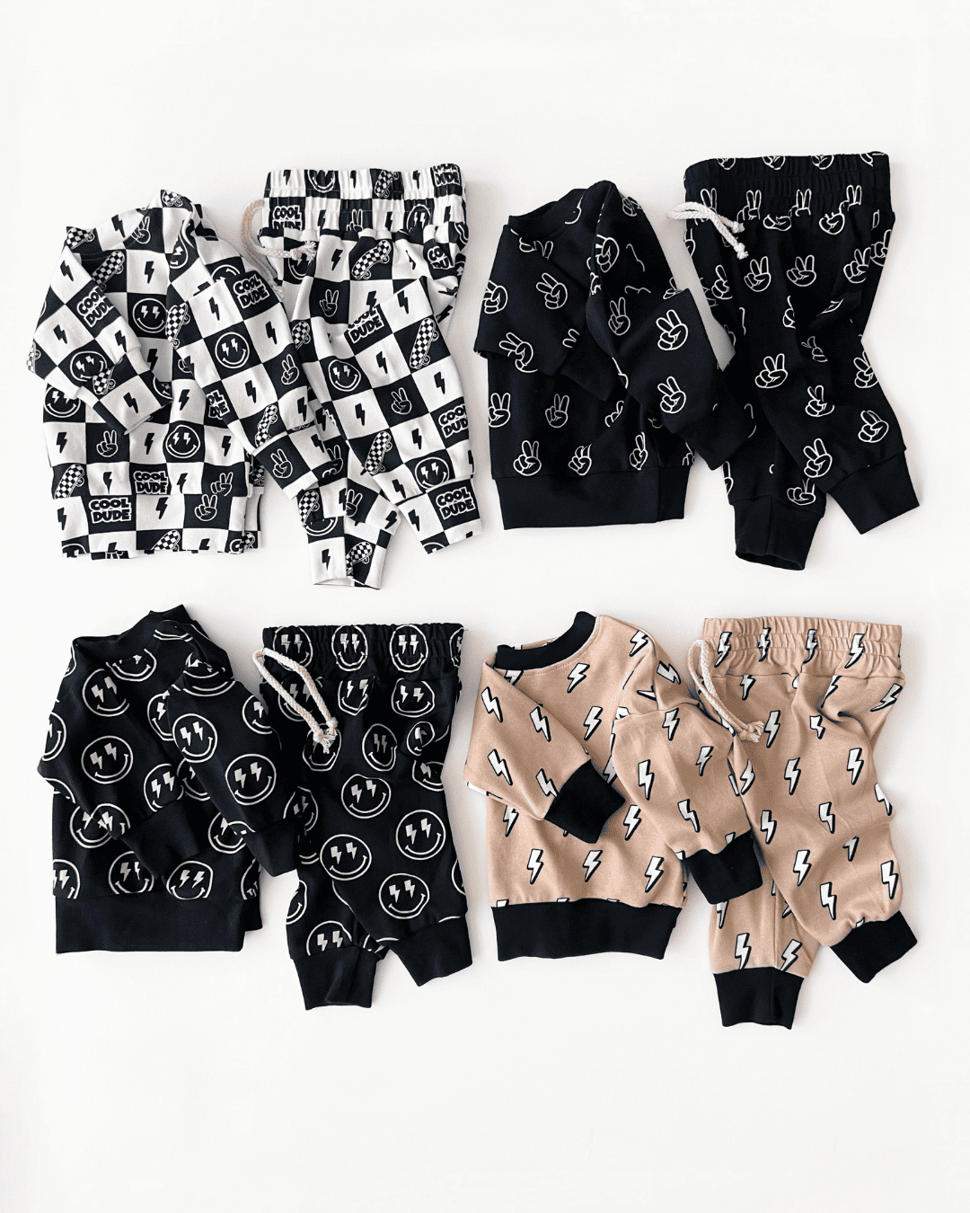 Baby Boy Lightning Bolt Jogger Set