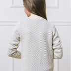 Organic Toggle Sweater with Zipper