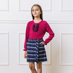 Flannel Ruffle Organic Skirt