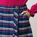 Flannel Ruffle Organic Skirt