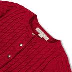 Classic Cable Organic Cardigan
