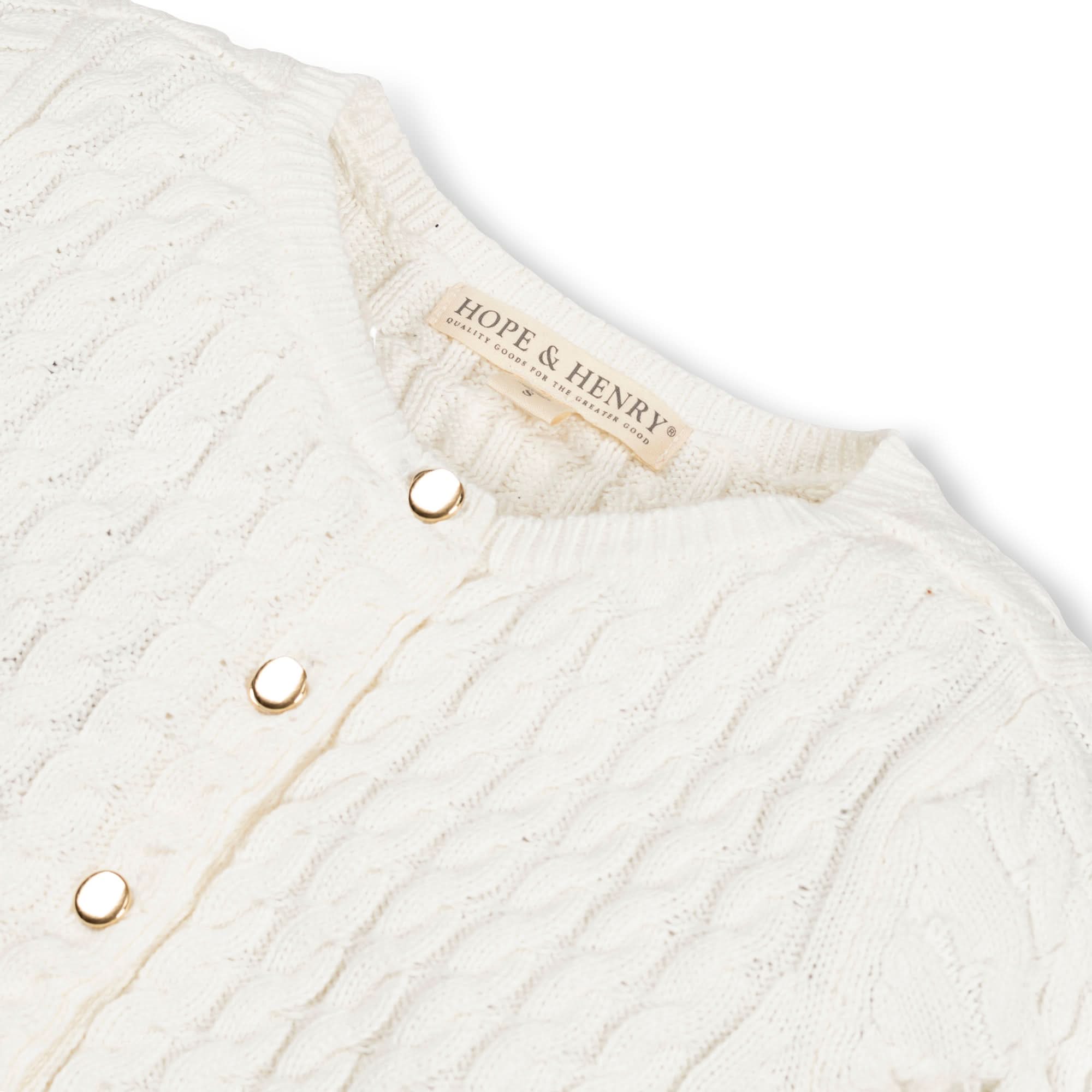 Classic Cable Organic Cardigan - Baby