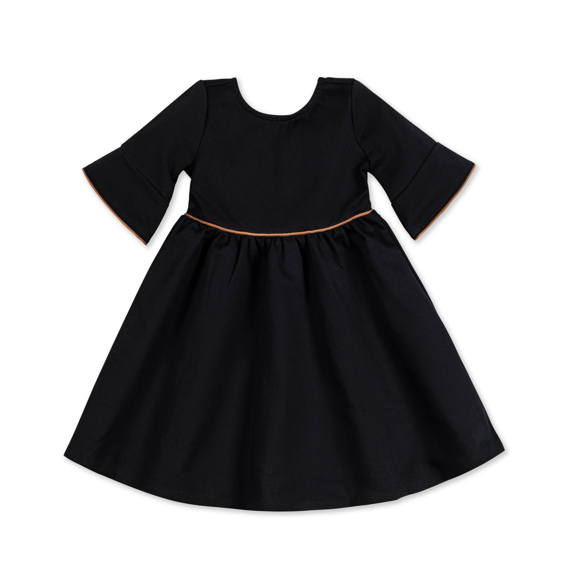 Ruffle Sleeve Ponte Dress