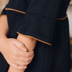 Ruffle Sleeve Ponte Dress