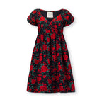 Women's Puff Sleeve Crossover Dress